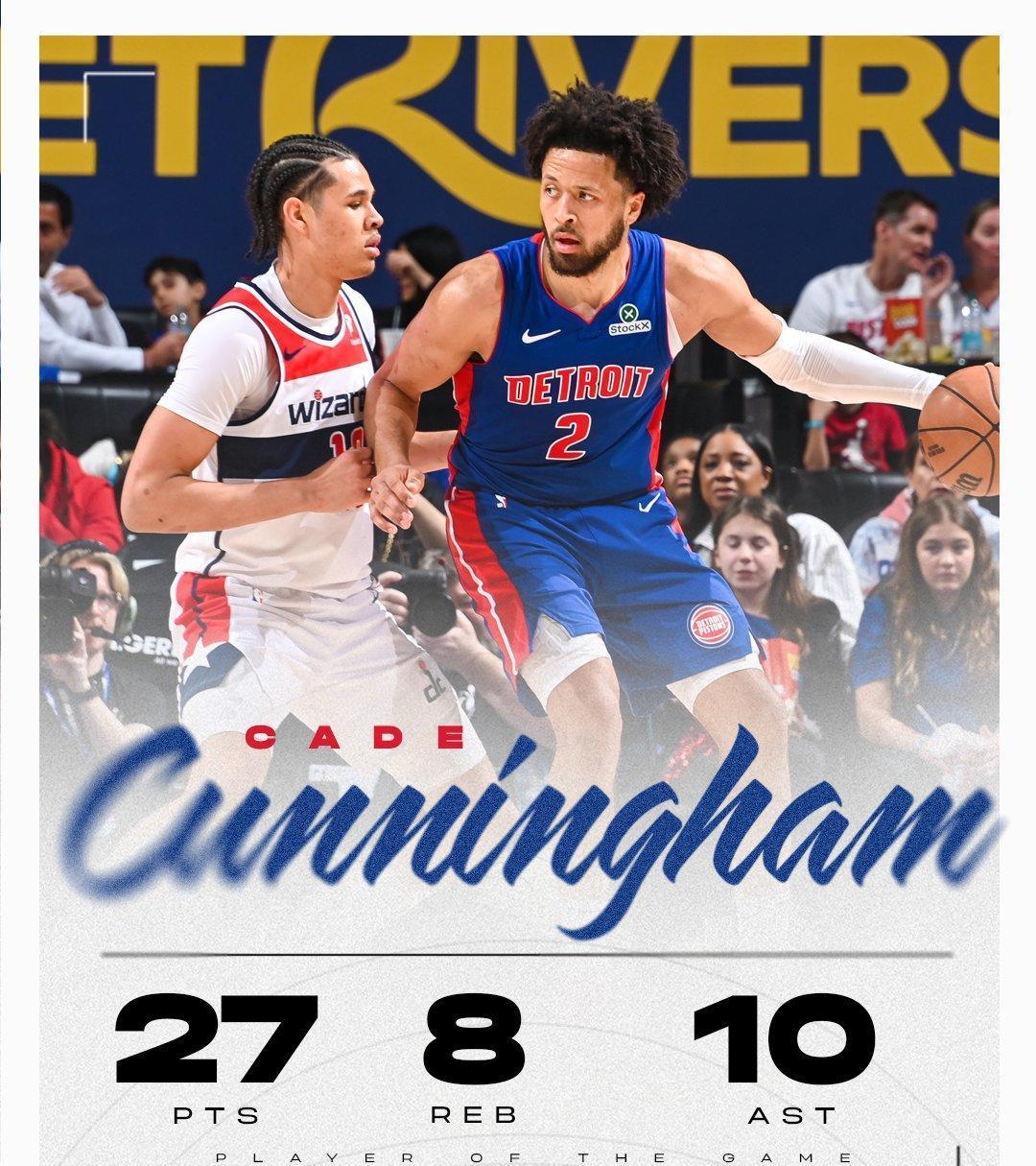 关于奇才主场负活塞，东部半决赛大比分落后的信息